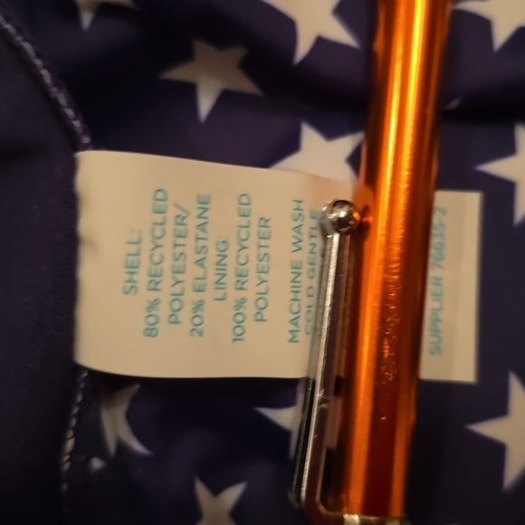 OASIS BRAND WOMEN'S PLUS SIZE BLUE & WHITE STARS SWIM SUIT BOTTOM SIZE 3X - Picture 4 of 14